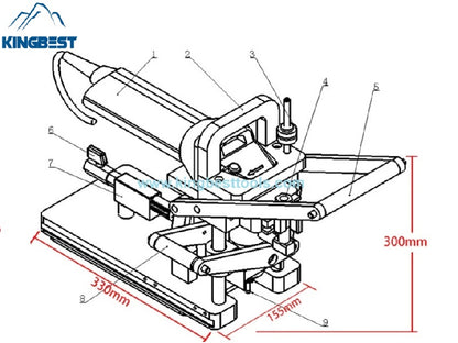 Portable Back Bolt Drilling Machine Free Shipping
