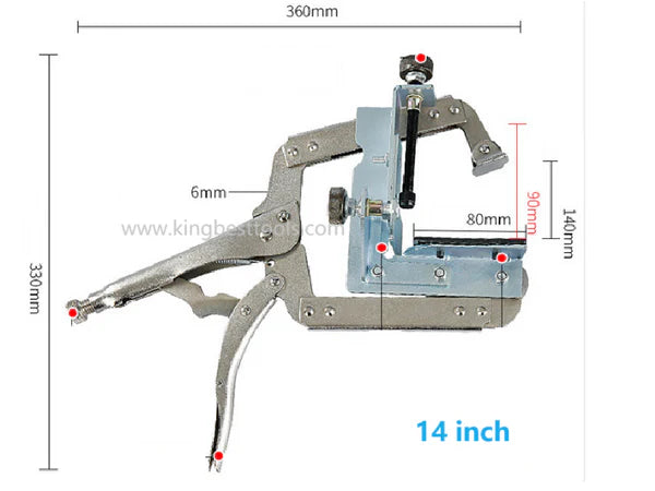 45 degrees Joint Clamps