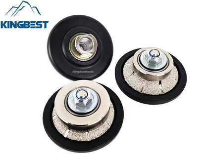 D65mm Round Profiling Wheels Diamond Router Bits for Edge Repairing
