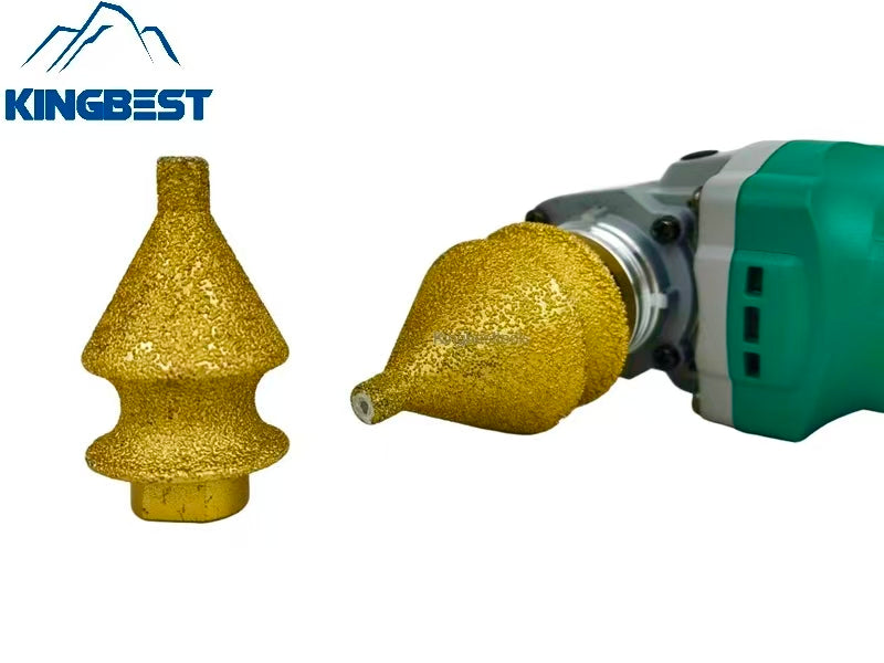 M10 Brazed Conical Umbrella Drill Bit for Chamfer and Drill