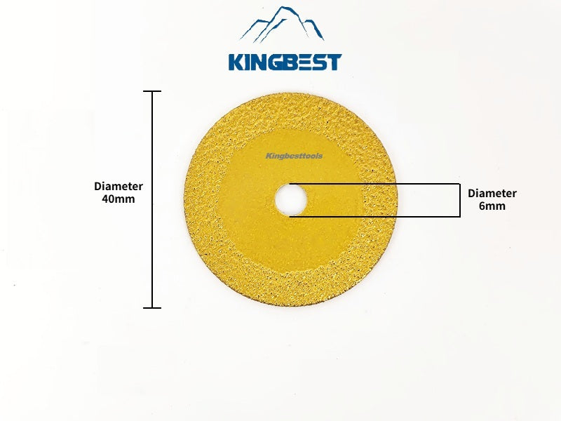 40mm/6mm Golden Mini Cutting Blade For Elbow Grinder Free shipping
