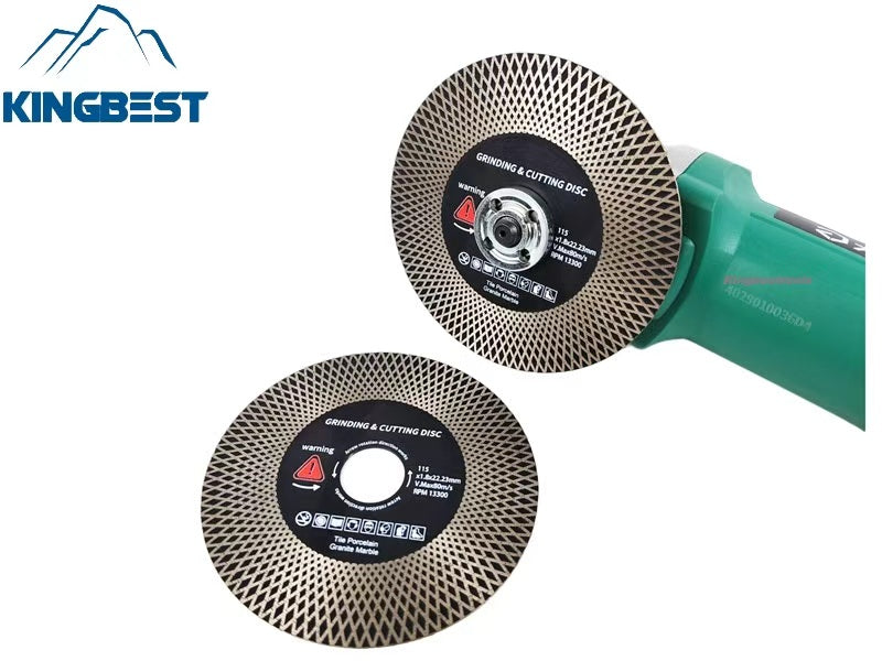 Double-sided Diamond Corrugated Saw Blade For Cutting and Grinding