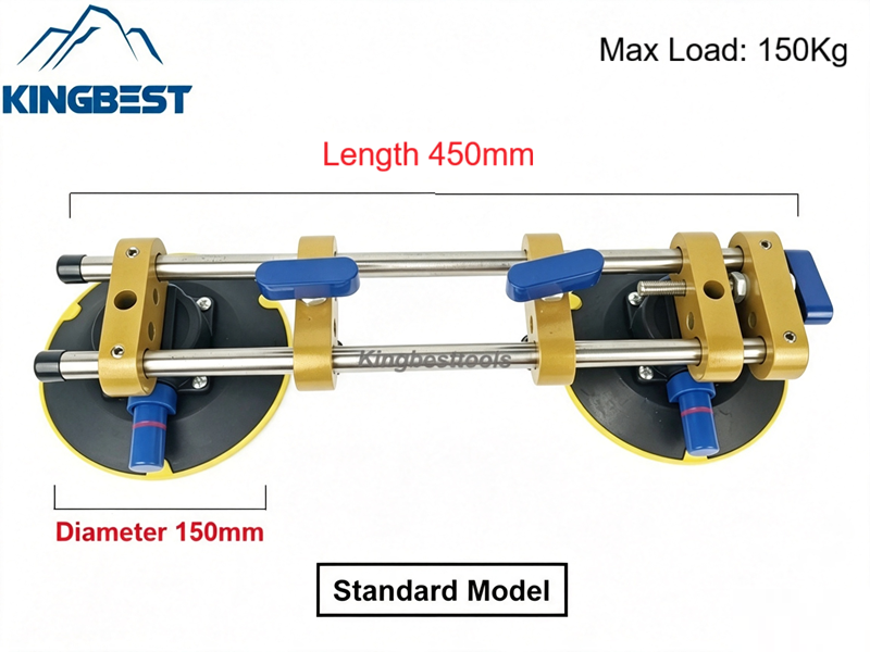 Leveler with Air Pump Suction Cup--Seamless Stitching