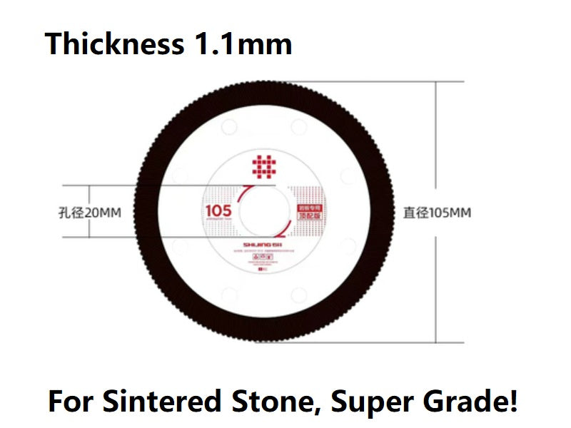 Porcelain Cutting Blade/Discs for Angle Grinder/Bevel Machine/Mica Machine