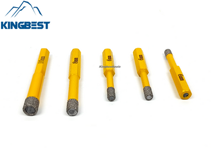 Dry Tile Drilling Set Brazing Hole Opener For Quartz Marble Glass (5 pcs/pack)