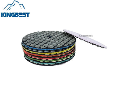 Top 7 Steps Dry Polishing Pads/Sandpapers 100mm