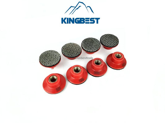 4 Steps Mini Electroplated Polishing Pads Sandpaper 2 inch