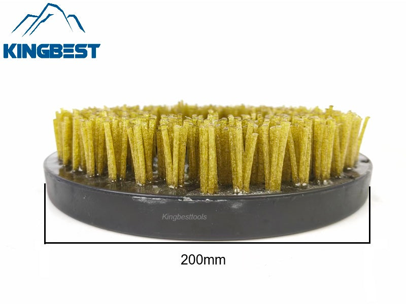 Diamond Brush for Leather Finish Stone Leather Brushes for Granite Stone Marble Floor Cleaning Stone Brushes Stone Abrasive Tools