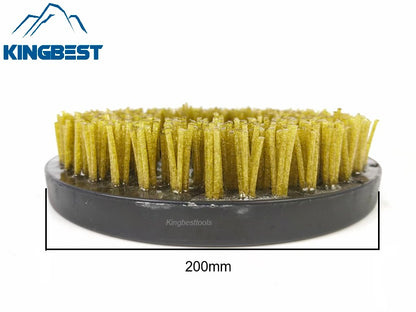 Diamond Brush for Leather Finish Stone Leather Brushes for Granite Stone Marble Floor Cleaning Stone Brushes Stone Abrasive Tools