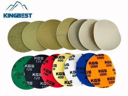 KGS Swiflex 7 steps Dry Sandpapers Polishing Pads Sandpapers