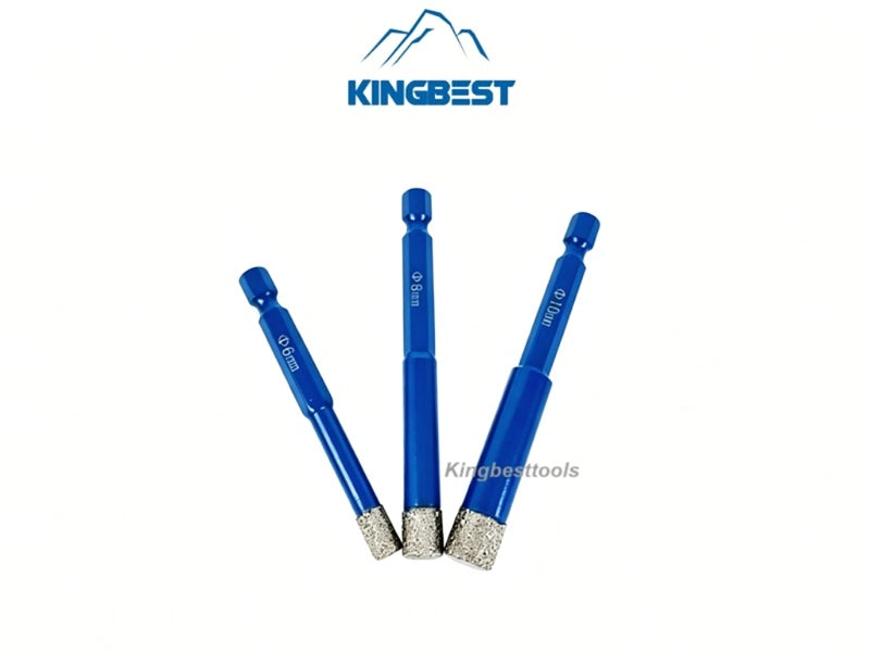 Brazed Mini Drill Bits Set with Hex Shank for Handy Driller