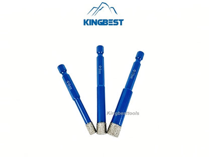 Brazed Mini Drill Bits Set with Hex Shank for Handy Driller