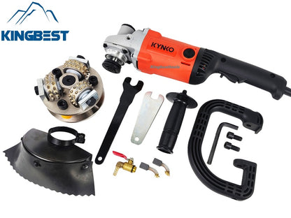 Rotary Bushhammer Angle Grinder For Stone And Concrete Rough Surface Free Shipping A01&A02