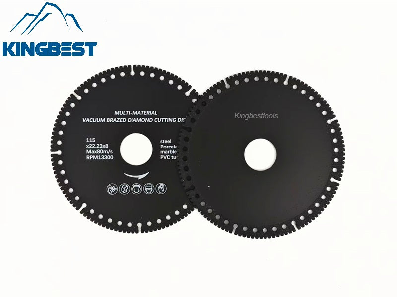 Multi-material Vacuum Brazed Diamond Cutting Disc for Steel Marble Porcelain