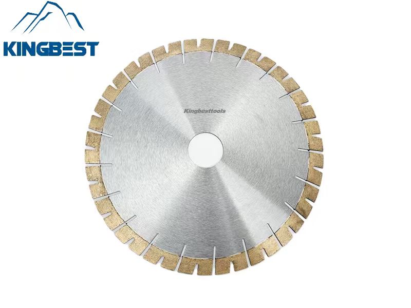 Wide Segment Silent Diamond Disc for Quartz Stone Slab Cutting