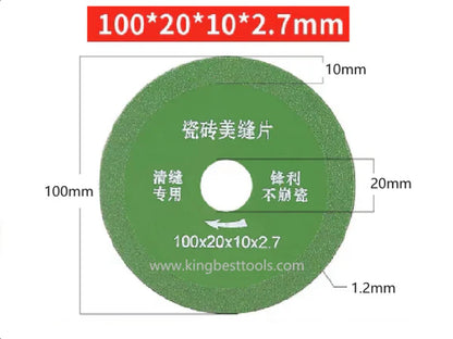 Seam Cleaning Discs Tile Joint Cutting Discs