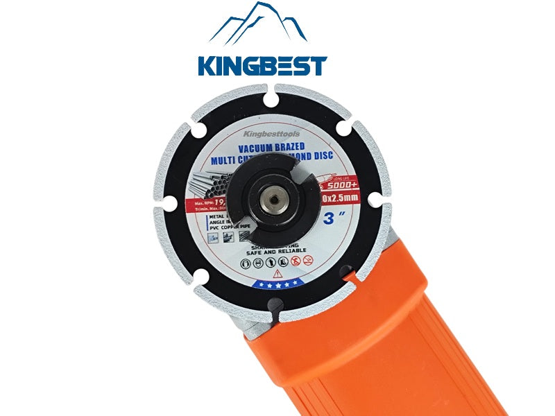 75mm Mini Vacuum Brazed Multi Iron Cutting Diamond Disc