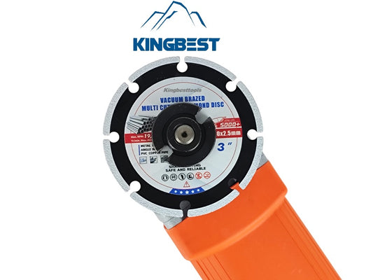 75mm Mini Vacuum Brazed Multi Iron Cutting Diamond Disc