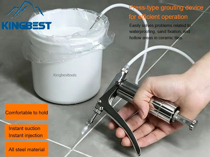 DIY Adjustable Injection Grouting Tools for Tile Gap Free Shipping