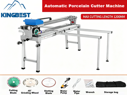 Double Bar Porcelain Bridge Cutter Dustfree Cutting Machine with Remote Control Free Shipping A01