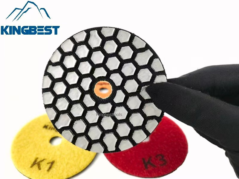 Super Fast 4 Steps Thicknessed Dry Polishing Pads 80mm