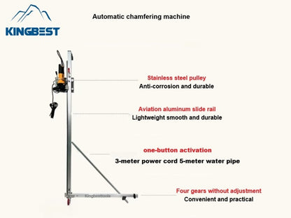 Automatic Chamfering Cutter with Frame Vertical Automatic Chamfering Machine Rail Tiles Cutter For Tiles Porcelain Ceramics-Free Shipping A01 A02