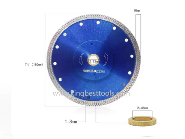 Porcelain Diamond Saw Blades For Bevel & Straight Cut