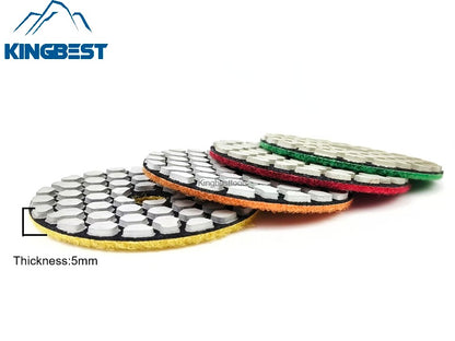 Super Fast 4 Steps Thicknessed Dry Polishing Pads 80mm