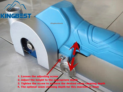 Split-type Brushless Battery Seam Cutter Gap Cleaning Machine-Free shipping