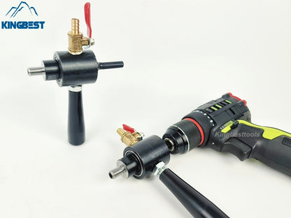 Hand Drill Adapter Water Injector Impact Drill Water Addition Connection Device-free shipping