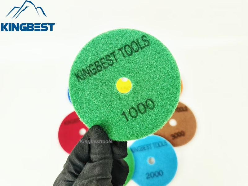 TOP! 7 steps Wet Polishing Pads/Sandpapers 100mm