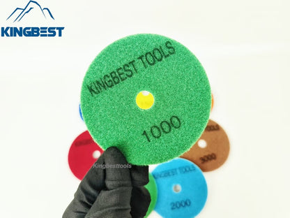 TOP! 7 steps Wet Polishing Pads/Sandpapers 100mm