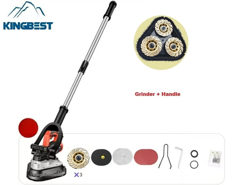 3-Head Concrete Grinder Six-Speed Dust-free Machine for Floor  Free Shipping A01 A02
