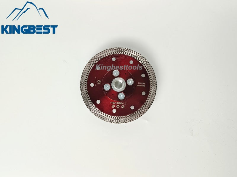 Red Diamond Cutting Marble Ceramic Turbo Saw Blade for Porcelain Tile Cutting Disc