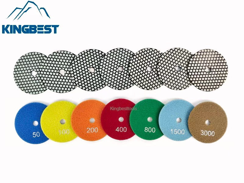 7 Steps Dense-Grit Dry Polishing Pads Grinding Sandpaper