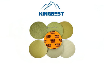 KGS Swiflex 7 steps Dry Sandpapers Polishing Pads Sandpapers