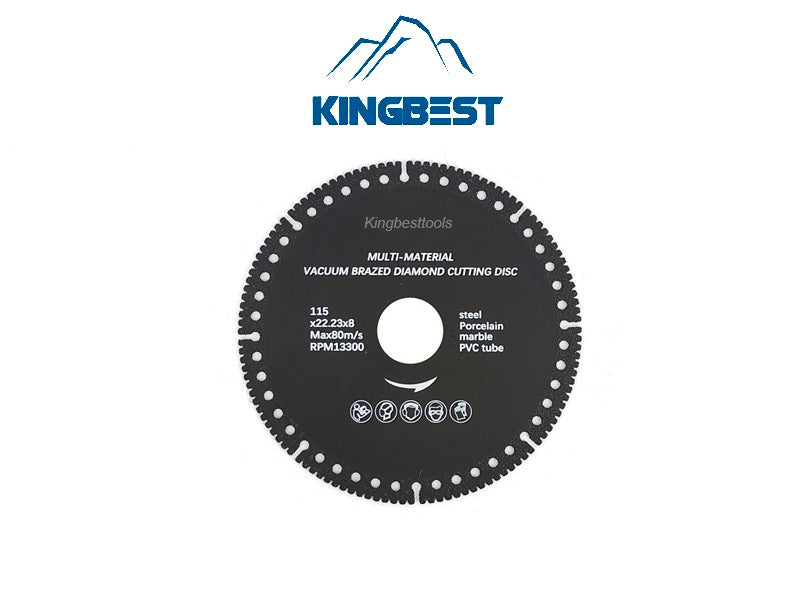 Multi-material Vacuum Brazed Diamond Cutting Disc for Steel Marble Porcelain