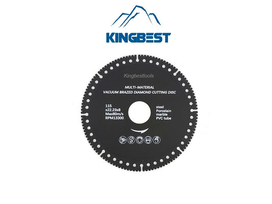 Multi-material Vacuum Brazed Diamond Cutting Disc for Steel Marble Porcelain
