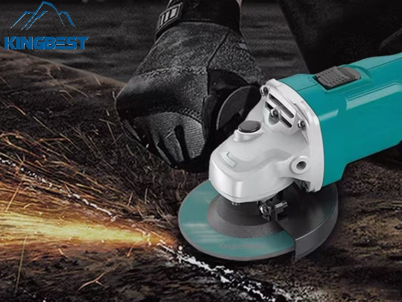 Portable Lithium Battery Angle Grinder With 2 Batteries and 1 Charger Free shipping