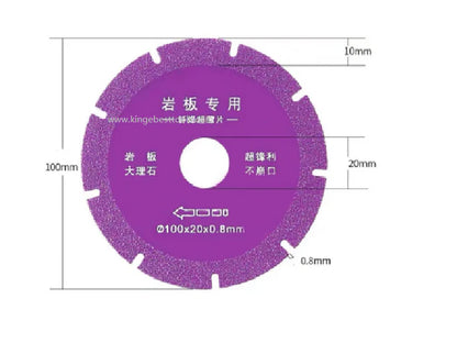 Purple Cutting Blade for Marble 100mm and 110mm