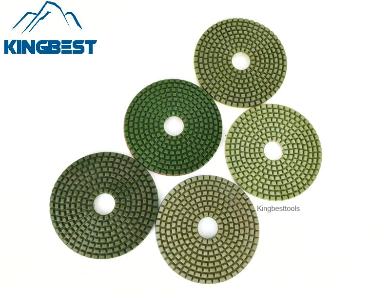 KGS Speedline 5 steps Wet Polishing Pads New Sandpapers 125mm