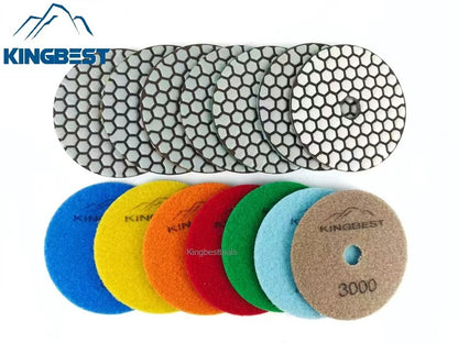 Dry Polishing Pads/Sandpapers 80/100mm