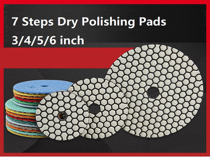 Dry Polishing Pads/Sandpapers 80/100mm