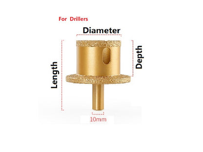 Drilling Bits for Drain Hole--Marble Preferred