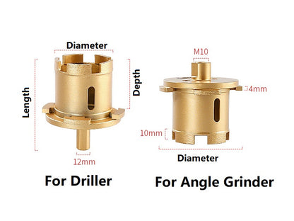 Drilling Bits for Drain Hole--Granite Preferred