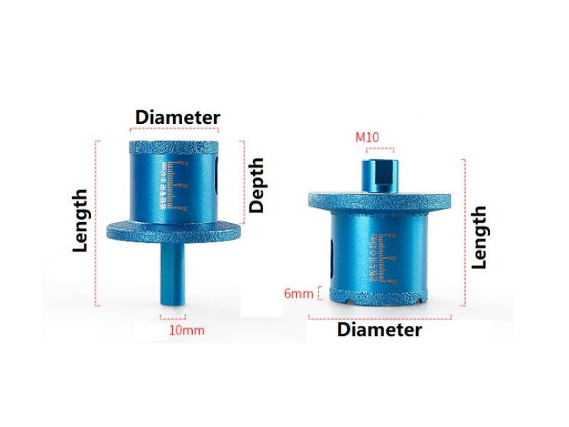 Drilling Bits for Drain Hole--Porcelain Preferred