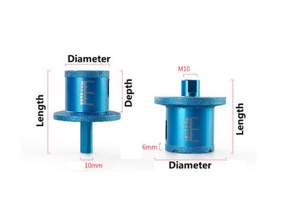 Drilling Bits for Drain Hole--Porcelain Preferred