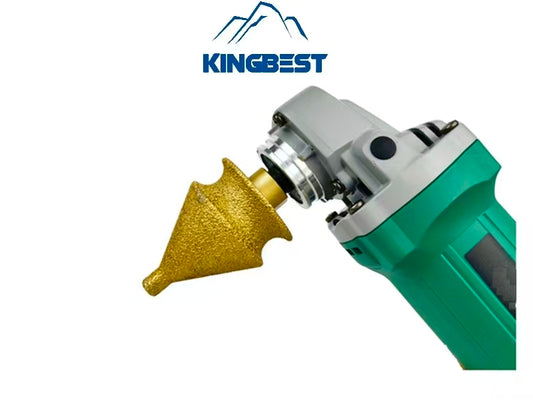 M10 Brazed Conical Umbrella Drill Bit for Chamfer and Drill