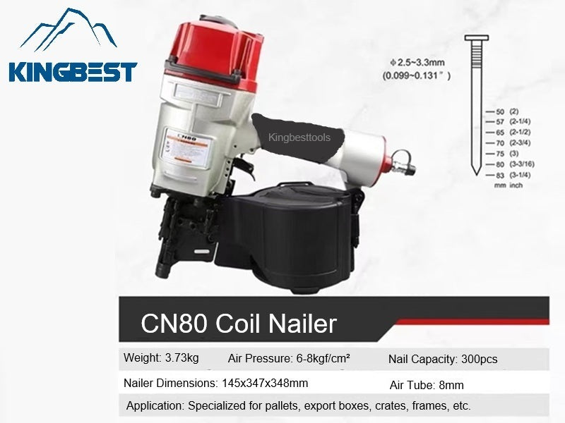 Air Nailer Coil Nailer Pneumatic  Tool for Siding Board Wood Working Furniture Free Shipping A01 A02