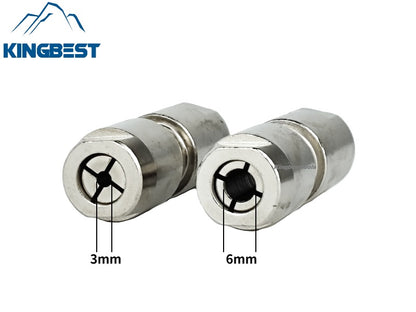 3mm and 6mm Angle to Straight Grinder Adapter Fits Rotary Tool Accessory